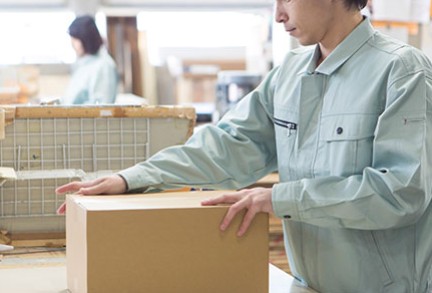 仕上げ、品質チェック、梱包
